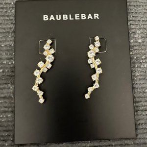 Baublebar Crystal Ear Crawlers Earrings - NWT